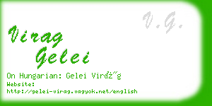 virag gelei business card